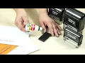Self-Inking Stamp Custom Stamp For Bank Endorsement Return Address Easy Refill
