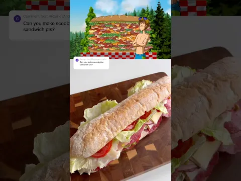 Sandwich From Scooby-Doo π₯ͺ #shorts #scoobydoo #sandwich #cartoon #viral