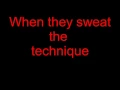 Lagu Don't Sweat The Technique Lyrics