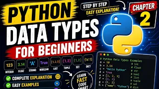Python Data Types Tutorial in Hindi Chapter 2 Complete Beginner Guide