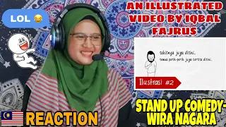 Download STAND UP COMEDY-WIRA NAGARA (ILUSTRASI #2) | RYZA OFFICIAL REACT MP3