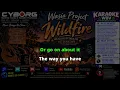 Wildfire - Wasia Project Wildfire KARAOKE WBV ALTERNATIVE NEW RELEASES SEPTEMBER 2026