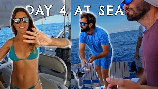 Day 4: Sailing from the Bahamas to Panama, We are out of fish and need to make water!