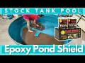 How To Paint A Stock Tank Pool in 3 Easy Steps How To Mix And Apply Epoxy Pond Shield Inside STP