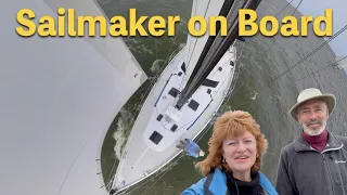 SAILMAKER on Board! – Trimming SAILS Enksail Orion 49 ALUMINUM Sailboat | Ep 254