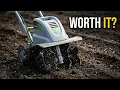 This Lightweight Electric Tiller Shocked Me Earthwise Review