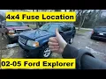 4x4 Fuse Location Ford Explorer 02 03 04 05 2002 2003 2004 2005