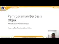 958 Pemrograman Berbasis Objek Pertemuan 3