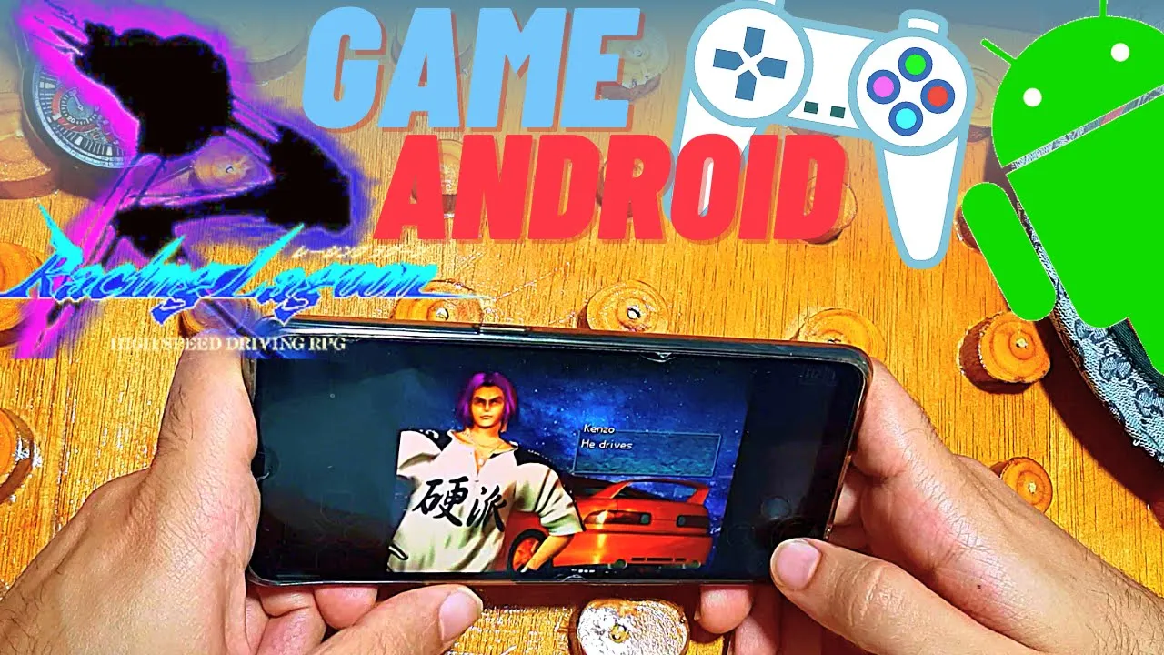 Racing Lagoon - PS1 Emulator Android Gameplay (ePSXe) - APK For Mobile - 2022