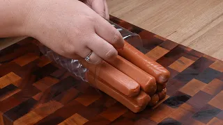 Um truque genial com salsichas, que todos deveriam conhecer