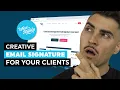 How to design email signatures for clients