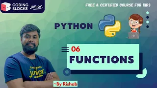 Functions Python Tutorials for Beginners Kids Coding blocks Junior