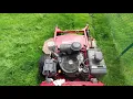 Ferris snapper pro WALK BEHIND mowing FULL SPEED in REAL TIME