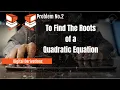 C Programming Tutorial Finding Roots of Quadratic Equations