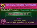 16 BCom CA - Programming in C
