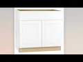Hampton bay Cabinets in Satin White