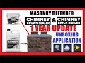 1 Year Results Masonry Defender Chimney Crown and Brick Sealer Unboxing Application Review