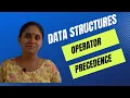 Operator Precedence Associativity Data Structures Data Structures and Algorithms Dsa 24
