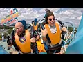 Riding The Worlds FIRST Surfing Roller Coaster At SeaWorld Orlando Dinner At Toledo Theme Parks