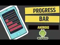 How to show an Indeterminate ProgressBar Circular Horizontal in Android Java Android Tutorial