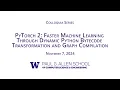 Research Seminar Jason Ansel Meta AI