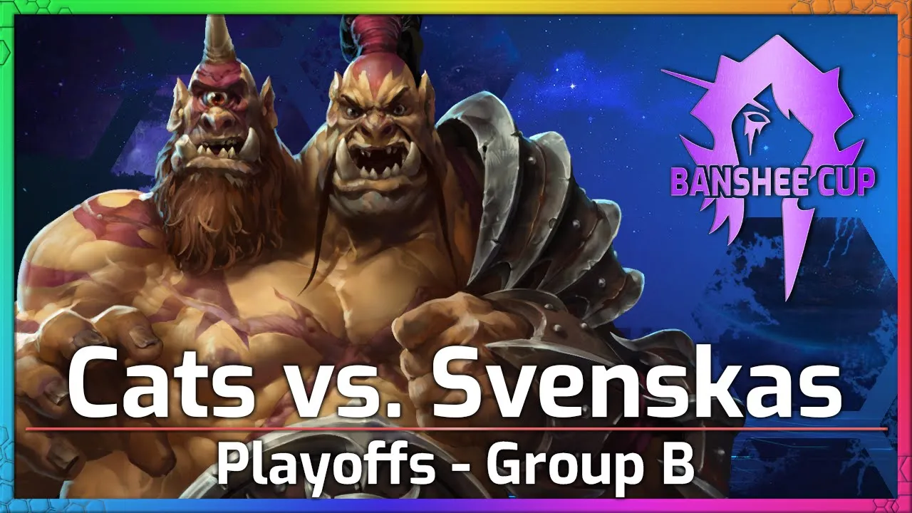 PLAYOFFS: Cats vs. Svenskas - Group B - Heroes of the Storm