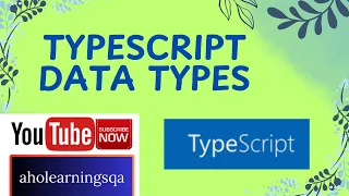 Learn TypeScript DataTypes in minutes Watch this quick guide to string number boolean and any