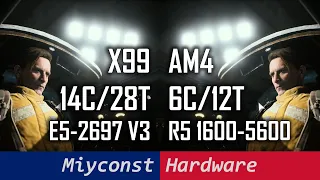 Xeon E5-2697 V3 or Ryzen 5 1600 2600 3600 5600 in 2025