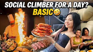 SOCIAL CLIMBER FOR A DAY | Laptrip ang pinag-gagawa 🤣 | Mahalia E.