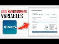 How to Add Environment Variable in Netlify Full Guide