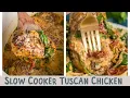 Slow Cooker Tuscan Chicken - A Taste of Italy