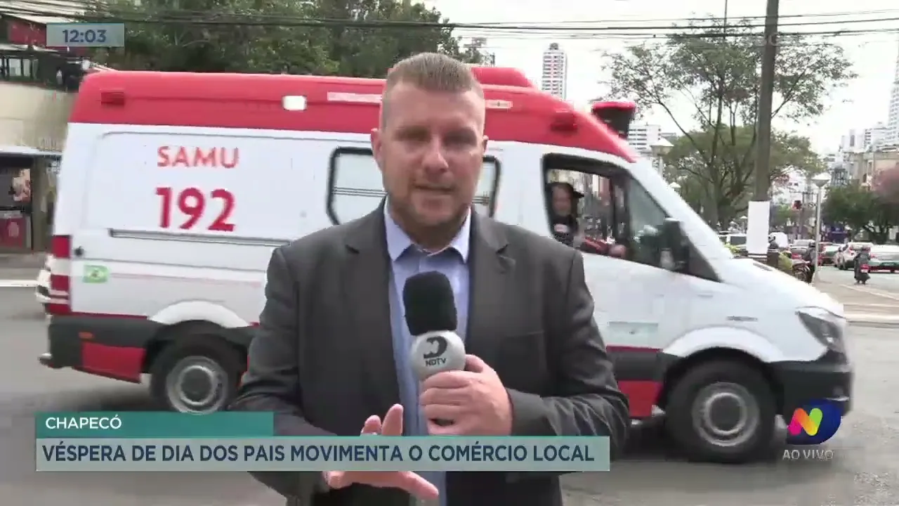 Chapecó: véspera de Dia dos Pais movimenta o comércio local