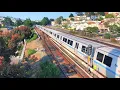 BART at Daly City with Beautiful Sight