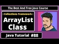 Java Tutorial ArrayList Class in Java Collections Framework In Java part 88