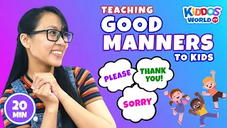 Learning Good Manners For Kids Miss V Teaching Children With Good Behaviour And Being Polite 