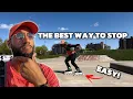 How To Stop On Rollerblade Power Stop for beginners
