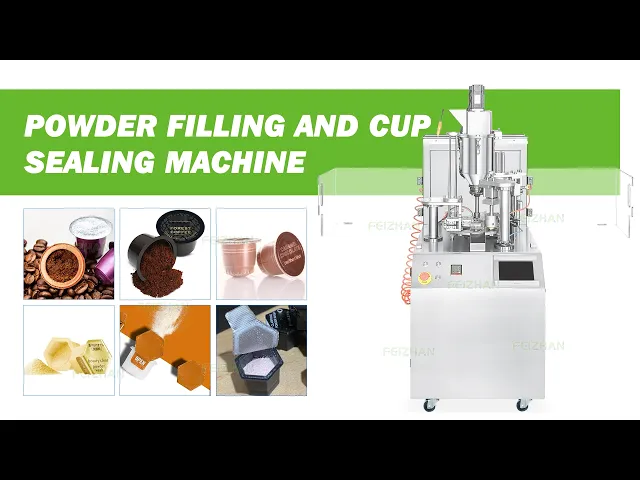 cup filling and sealing machine