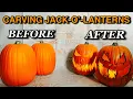 EASY SIMPLE - CRAFT FOAM PUMPKINS CARVING TUTORIAL