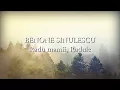 Download Lagu Benone Sinulescu - Radu mamii, Radule (versuri, lyrics, karaoke)