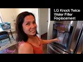 LG Knock Twice Refrigerator Water Filter and Air Filter Replacement