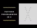 C programming Pattern 13 star program in C