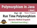 Polymorphism in Java Part 02 - Run Time Polymorphism in Detail Hindi