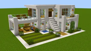 Minecraft - How to build a Awesome Modern House