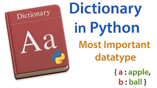8 - Dictionary Datatype in Python Programming With Python Tutorials