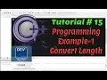 Tutorial - Programming Example-1 Convert Length C Programming by Coding Hub