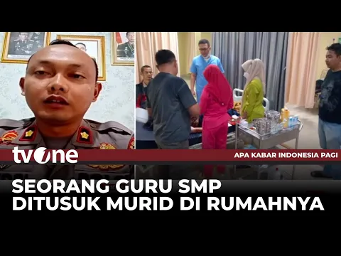 Sadis! Seorang Murid di Banten Tikam Gurunya Hingga Terluka
