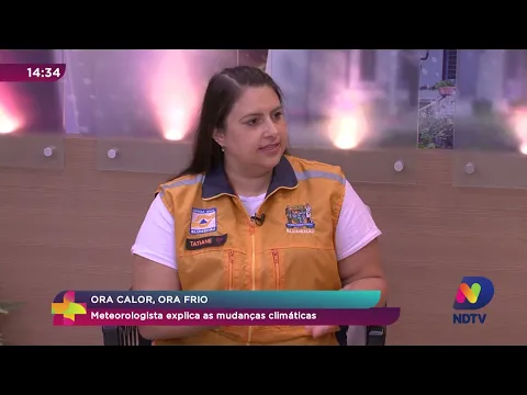 Ora calor, ora frio: meteorologista explica as mudanças climáticas