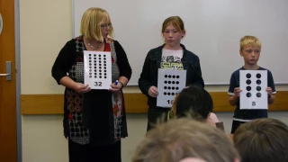CS Unplugged - Binary digits sample classroom lesson