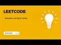 Leetcode - Decoded String at Index