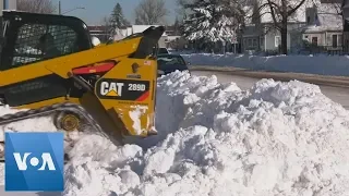 Massive Snowstorm Blankets Duluth Minnesota